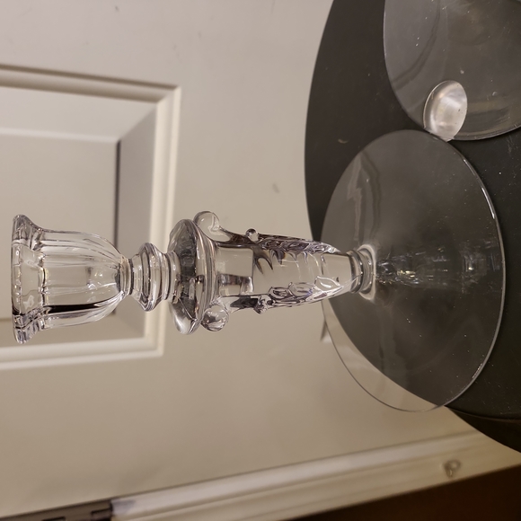 Heisey Glass Pair of Single Candle Holders 6 3/8" - Picture 4 of 8